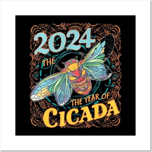 2024 The Year Of Cicada, Celebrate Cicada Emergence, Brood X Posters and Art